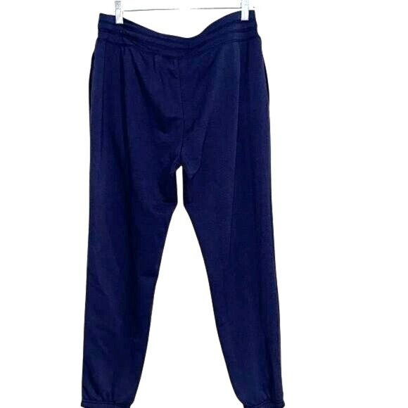 32 Degrees Cool Mens Navy Blue Jogger Pants M Soft Stretch Waist Drawstring - Picture 4 of 7